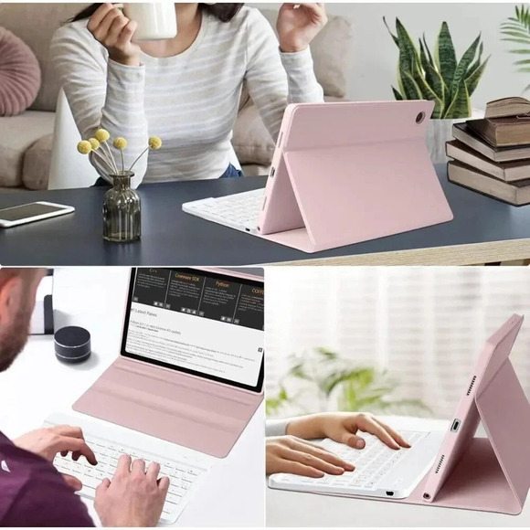 Wireless Keyboard‎ Case for Samsung Galaxy A8 10.5 Inch Model SM-X200 X205 X207 - Picture 7 of 9